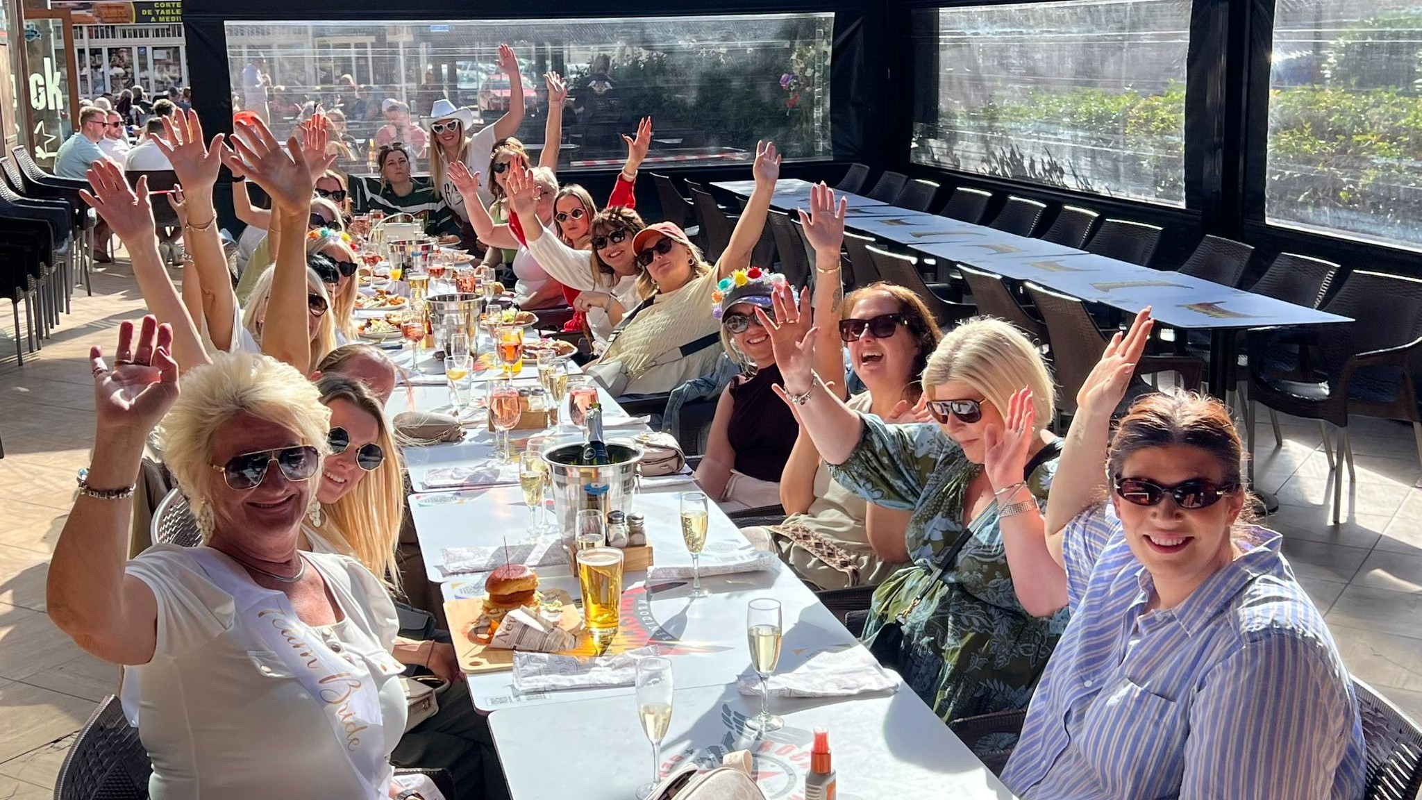 bbq and drinks on the terrace